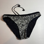 Lululemon  Swimsuit‎ Bottoms Black White Abstract Print Tie Side Bikini Bottom 4 Photo 0