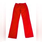 ZARA  Red Mid Rise Straight Leg Jeans Z1975 Premium Denim SZ 4
New Without Tags Photo 5