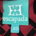 Escapada  Trellis Print Top Crimson Black Size XS Photo 3