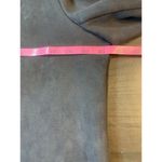 Joan Vass Joan‎ Vass Faux Suede Vegan Leather Blazer Womens XL Black Stretch Jacket Photo 10