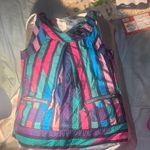 Marc Jacobs  Multicolor Striped Tank Top With Zippers Photo 1