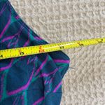 The North Face  Blue Geometric Racer Back Active Dress Built in Bra Medium Photo 6