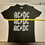 AC/DC  Black Graphic Glitter‎ T-shirt Rock Band Groupie Cotton Music Size Small Photo 4