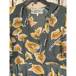 Pink Martini  size Large Garden of Love dress Modcloth Green yellow Floral Photo 3