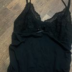 SheIn Lace Black Tank Top Photo 2