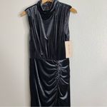 Revelry Beck Velvet Dress in Slate Blue Size 10 Photo 2