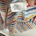 Lane Bryant  26 Striped Cowl Neck Tank Top Sleeveless Drape Coastal Resort Plus Photo 4