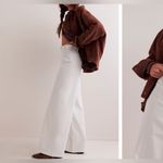 Free People NWT We The Free Libre Wide-Leg Jeans - Island lights ivory - 31 Photo 4