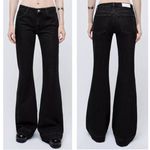 RE/DONE • originals 70s low rise bell bottom jeans in black sz 29 Photo 2