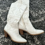 Anne Creek Cowgirl boots White Size 9.5 Photo 0