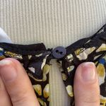 ZARA Basic Black & Yellow Print Babydoll Dress Photo 3