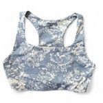 Reformation Gwen Ecomove Blue Sports Bra with Floral Print Photo 2