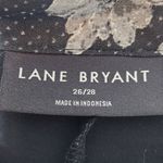 Lane Bryant Black Floral Dress with Pintucking Size 26/28 Plus Size Floral Dress Photo 6