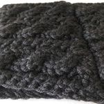 Cable knit Head Band NWT Black Photo 4