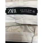 ZARA Women's Beige High Rise Pleated Wide Leg Baggy Trousers Dress Pants Size S Photo 3