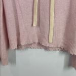 Minnie Rose  pink 100% cashmere hooded sweater size medium Photo 3