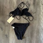 NWT Maygel Coronel Krassi Bikini Black OS Photo 2