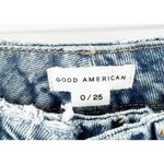 Good American NWT  Straight Leg  90s Icon Duster High Rise Cotton Jeans 0/25 Blue Photo 6