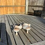 A New Day Women's Milan Slingback Heels -  size 6 cream nwt pearl wedding summer Photo 4