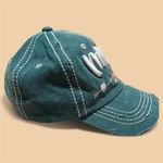 MAMA Deep Teal Hat Green Photo 3