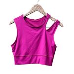 Lululemon Mastered Motion Cropped Cutout Tank Top Magenta Purple MGPR 12 Photo 1