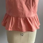 EXPRESS Bow Shoulder Peplum Top- Pink- Size Large- NWT Photo 2