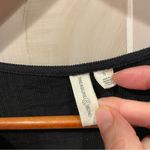 Treasure & Bond Cute boho whimsigoth black breezy v-neck crinkle blouse  flowy Photo 3