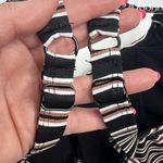 Torrid Plus 3X Bikini Top Multi Metallic Stripe Wireless Flounce Wireless Sexy Photo 5