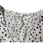 Lounge Beach Lunge White & Black Tie Front Women's Blouse Size Medium | 35-12 Photo 4