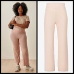Reformation ππ Cirrus Crop Straight Leg Knit Pants Medium M NWT Photo 6