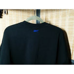 Reebok Cardi B X Women's Black & Purple Cropped Sweatshirt Photo 3