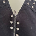 INC Internationmal Concepts studded bolero (missing a stud shown in picture) Black Size L Photo 4