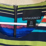 Cynthia Rowley Multicolored Striped Dress Size 8 Medium Photo 3