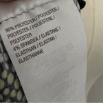 Susan Graver Dress Maxi Slinky Stretch Travel Buttons Geometric Dots Black Green Photo 10