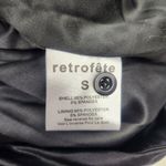 Retrofete Black Shirt Dress Satin Size Small Ruched Skirt Long Sleeve NWT Photo 8