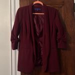 Apt. 9  Burgundy Blazer size S Photo 2