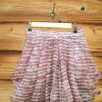 Silk Origami Skirt Red Size 6 Photo 3