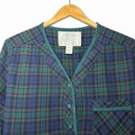 Victoria's Secret VTG 90s  Country Women's Cotton Nightgown Size S Plaid Flannel Photo 4