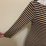 Xhilaration Tan/Black Stripe Bodycon Medium Dress Photo 2