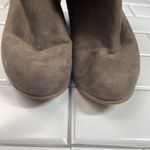 Gap Chunky Heel Ankle Suede Boot Taupe Photo 2