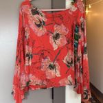We The Free  Free People Birds Of Paradise Printed Top Off the Shoulder Photo 6