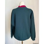 Vintage 90’s Morning Sun Fall Green Cat Crewneck Large Petite Grandma Core Size undefined Photo 2