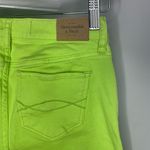 Abercrombie & Fitch Lime Neon Green Jeans Size 0R Photo 3