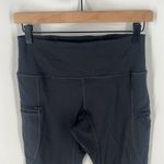 LIVSN Womens Size 8 Trail Tights Black Legging Ankle Zipper Pocket Photo 1