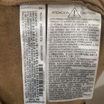 ZARA  tan faux leather drawstring jogger size M Photo 12