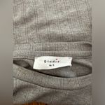 Elodie  Ruffle Crop Top Size Small Grey Photo 2