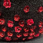 From India To You | Mini Black Beaded Bag w/ Floral Accents Photo 2