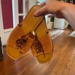 KINO Key West Sandals Chancletica Leather Lace Up Slides Photo 4