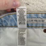 Lucky Brand Lucky Pins Short Denim Cutoffs High-rise Light Wash Women's Size 10 Photo 4