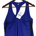 Fabletics NWT  Karlie Tunic Sleeveless Racerback Stretch MeshTrim XL Purple #3443 Photo 4